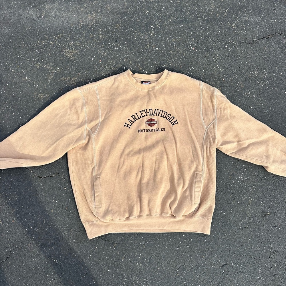 Harley-Davidson Tan Crewneck